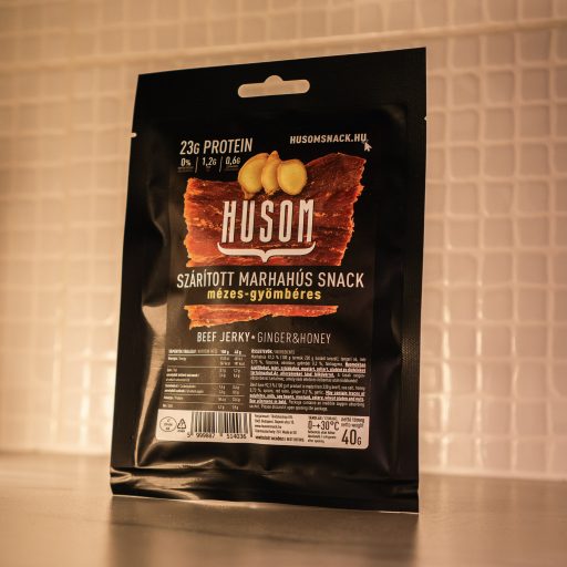 HUSOM Beef Jerky - Mézes-Gyömbéres