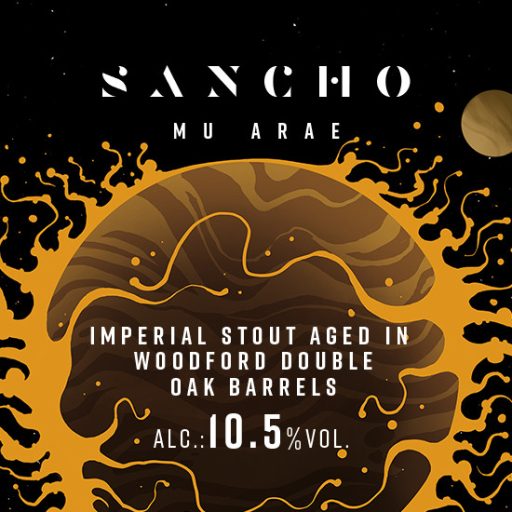 Sancho whiskyhordóérlelt imperial fekete FIRST stout sör
