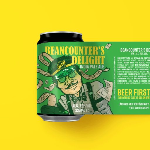 FIRST Craft Beer Beancounters Delight világos komlós IPA sör háromféle komlóval