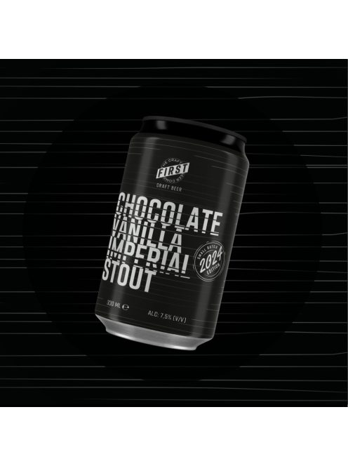 Chocolate Vanilla Imperial Stout (7.5%) - 0.33 L can