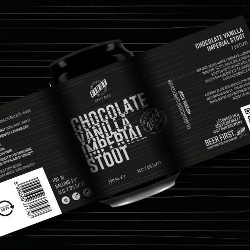 Chocolate Vanilla Imperial Stout (7.5%) - 0.33 L can