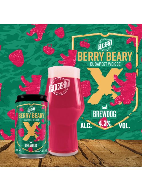 Berry Beary x BREWDOG (4.3%) - 0.33 L dobozos