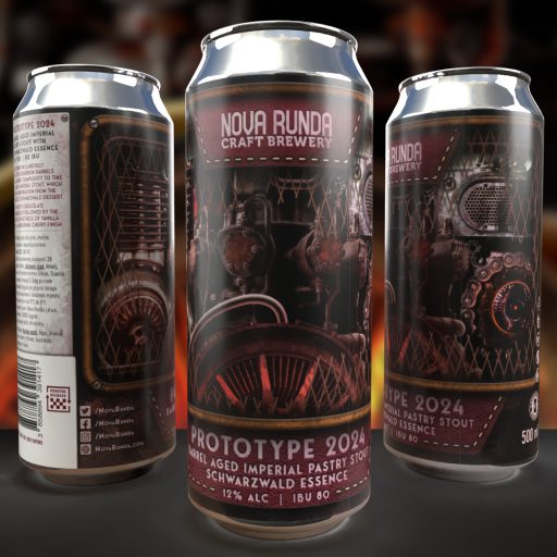 Nova Runda horvát fekete stout hordóérlelt prototype sör