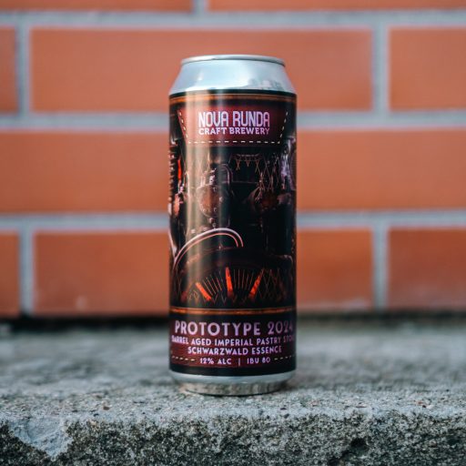 Nova Runda horvát fekete stout hordóérlelt prototype sör
