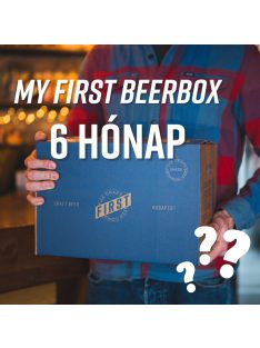   My FIRST BeerBox előfizetés pólóval - 6 hónap + ingyenes szállítás