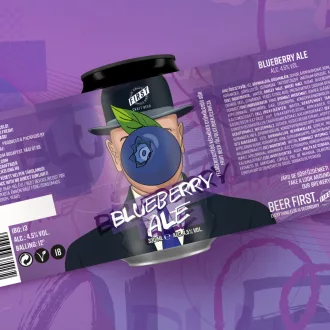 Blueberry Ale áfonyás dobozos FIRST búzasör
