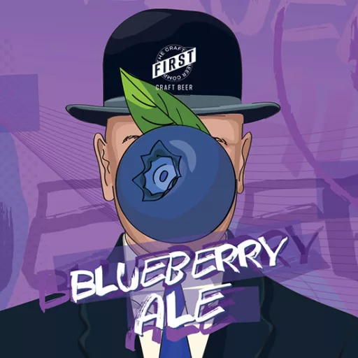 Blueberry Ale áfonyás dobozos FIRST búzasör