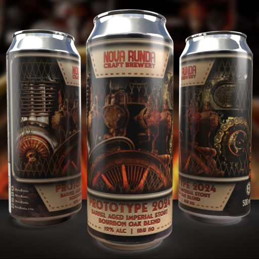 Nova Runda horvát fekete stout hordóérlelt prototype sör