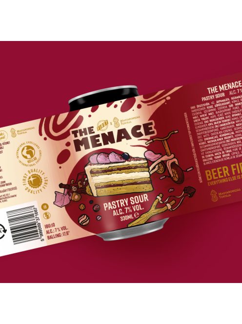 The Menace savanyított pastry gyümölcsös szedres savanyított FIRST ale sör