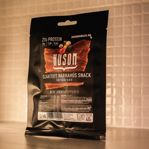 HUSOM Beef Jerky - Törtborsos