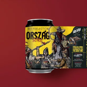 ország söre first craft beer x beerselection kollab világos szűretlen hidegkomlózott lager sör