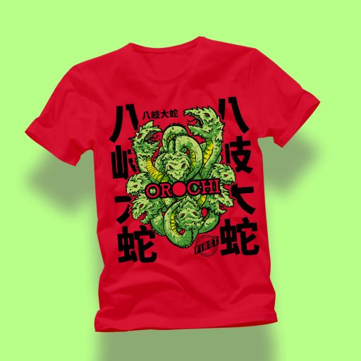 orochi Dupla IPA mintával ellátott póló