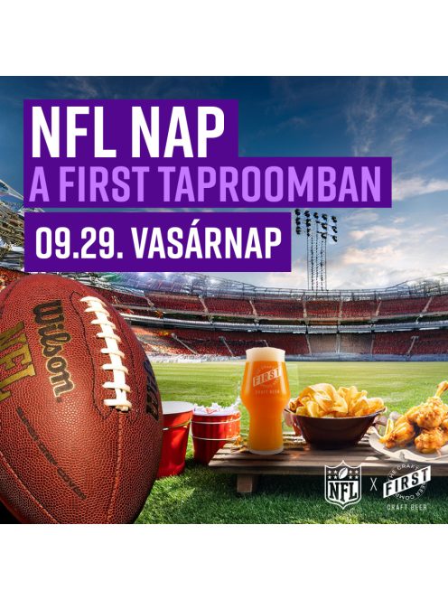 NFL Meccsnézés BBQ csirkeszárnnyal és NFL kvízzel - 09.29. 15:00