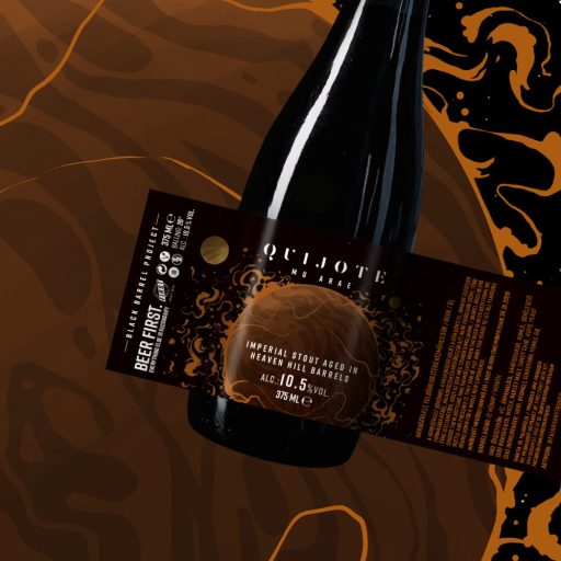 Quijote whiskyhordóban érlelt imperial fekete FIRST sör