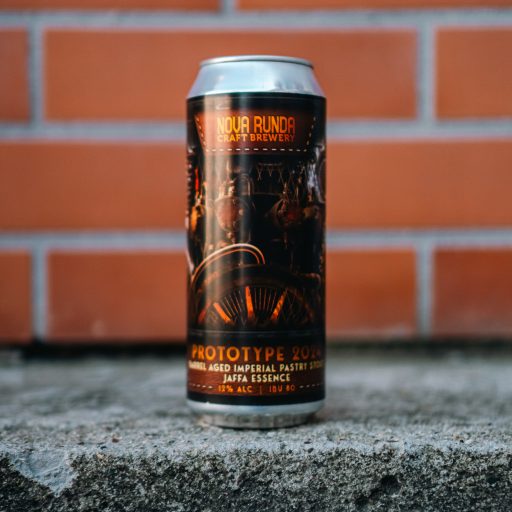 Nova Runda horvát fekete stout hordóérlelt prototype sör