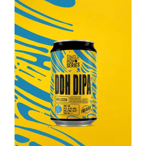 Single Hop Series Nelson Double Dryhopped Hazy Double IPA FIRST sör