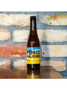 Force Majeure blonde  világos típusú palackos felsőerjesztésű alacsony alkoholfokú belga sör
