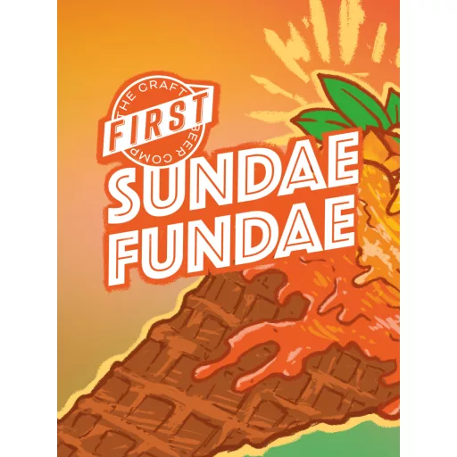 Sundae Fundae: Banana, Mango, Coconut, Apricot, Tangerine (4.5%)