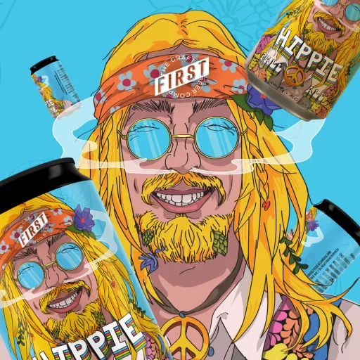 Hippie Pale Ale American pale Ale világos FIRST APA sör