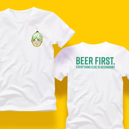 Spring fire new england ipa stílusú világos FIRST craft beer sör póló minta