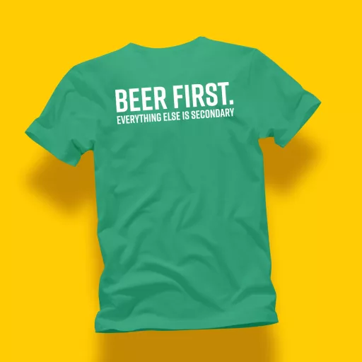 Spring fire new england ipa stílusú világos FIRST craft beer sör póló minta