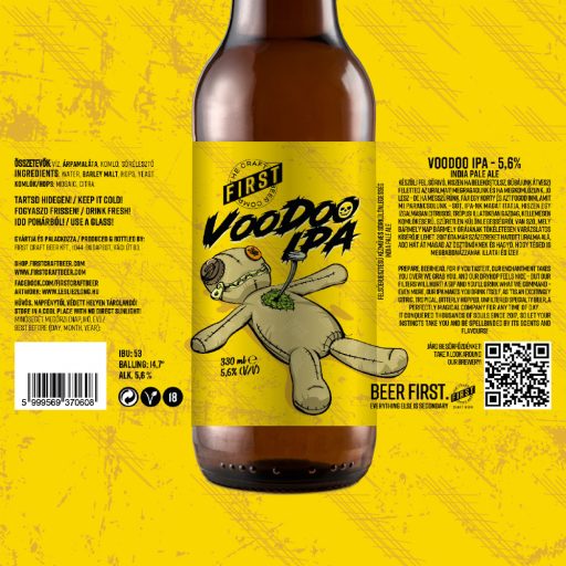 Voodoo IPA (5.6%) - 0.33 L bottle