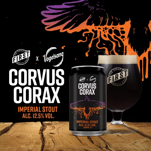 Corvus Corax x VOGELSANG (12.5%) - 0.33 L dobozos