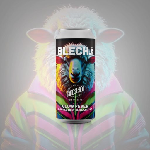 Glow Fever hazy double New England IPA sör