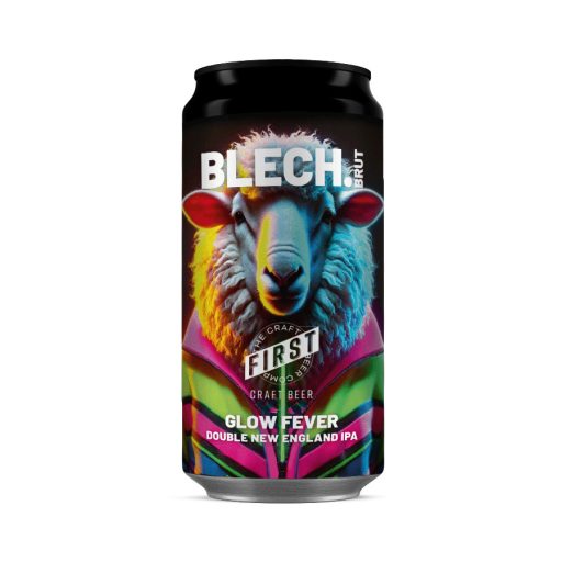 Glow Fever hazy double New England IPA sör