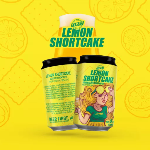 Lemon Shortcake (5%) - 0.33 L dobozos