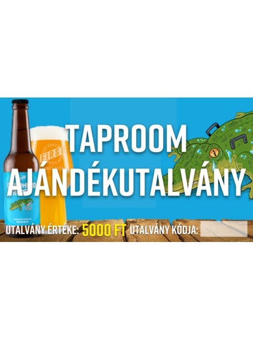taproom ajándékutalvány 5000 forint értékben