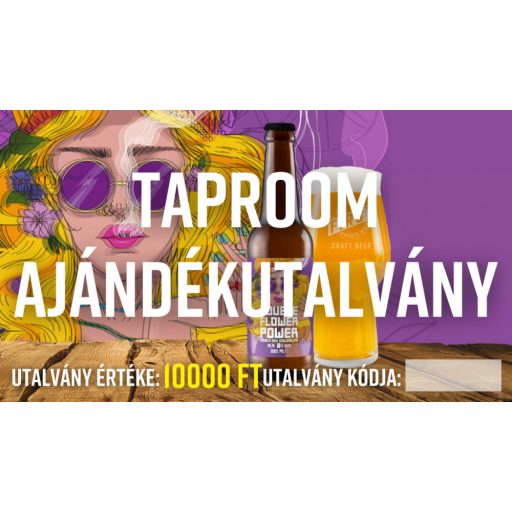 taproom ajándékutalvány10000 forint értékben