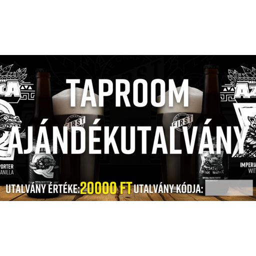 taproom ajándékutalvány 20000 forint értékben
