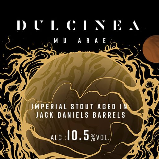 dulcinea whiskyhordóban érlelt fekete FIRST stout sör