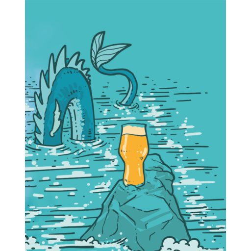 Sea Serpent kollab West Coast IPA világos dobozos India Pale Ale sör