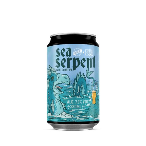Sea Serpent kollab West Coast IPA világos dobozos India Pale Ale sör