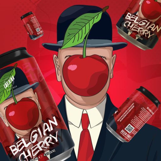 Belgian Cherry dobozos sör meggyes búzasör first