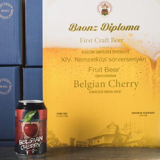 Belgian Cherry dobozos sör meggyes búzasör first