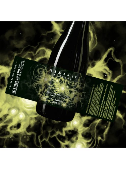Ramajay calvados horóban érlelt imperial FIRST fekete stout sör
