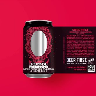 cursed mirror first craft beer fekete imperial stout tonkabab sör