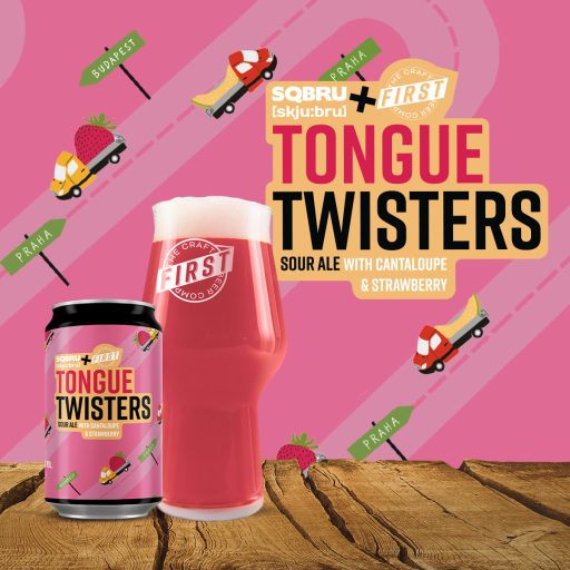 Tongue Twisters savanyított epres dinnyés gyümölcsös sour FIRST ale sör