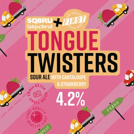 Tongue Twisters savanyított epres dinnyés gyümölcsös sour FIRST ale sör
