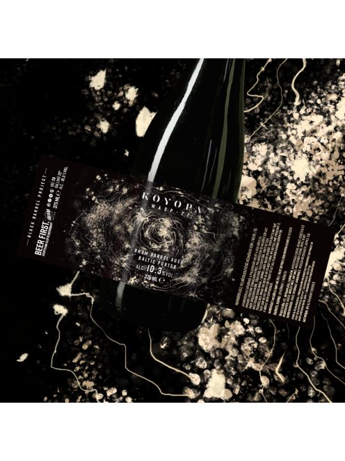 Koyopa rumoshordóban érlelt imperial fekete stout FIRST sör