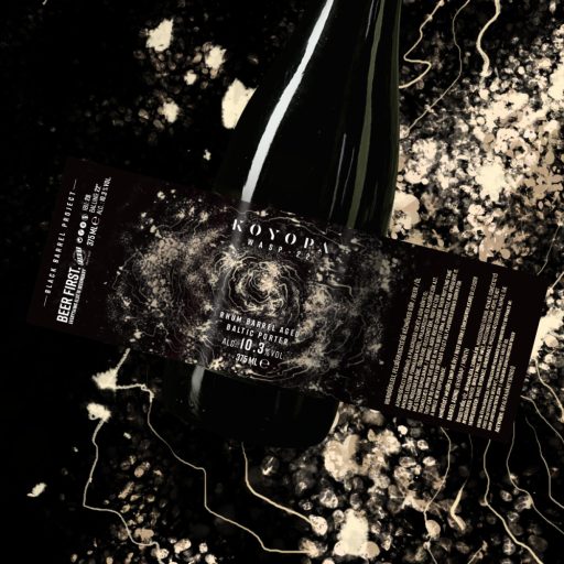 Koyopa rumoshordóban érlelt imperial fekete stout FIRST sör