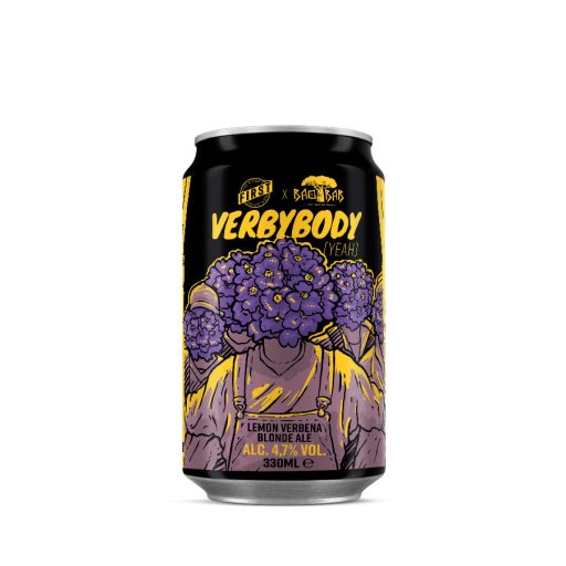 verbybody FIRST blonde ale világos kollab sör citromos verbénával