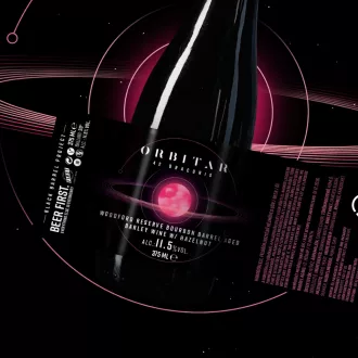 Orbitar FIRST hordóérlelt imperial stout fekete sör