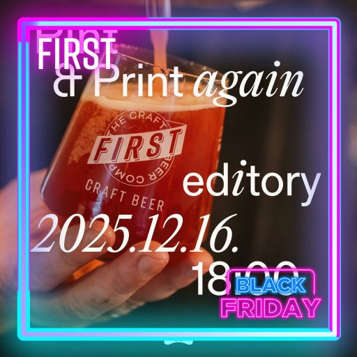 Pint & Print: sörkóstoló az editoryban (2025.12.16. 18:00)