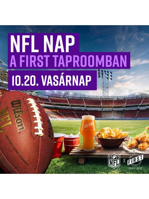 NFL Meccsnézés BBQ csirkeszárnnyal és NFL kvízzel - 10.20. 15:00