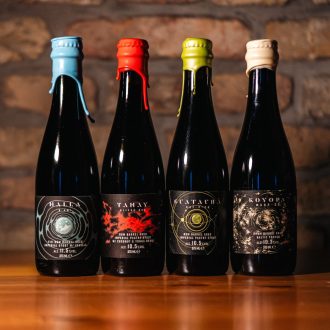 FIRST Craft Beer rum hordóban érlelt black barrel project fekete stout sörválogatás