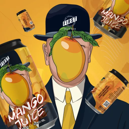 Mango Juice gyümölcsös mangós FIRST sör